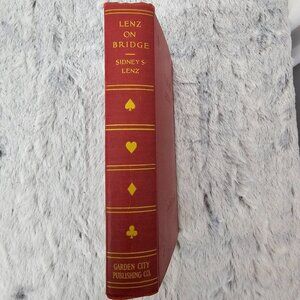 Lenz On Bridge By Sidney Lenz A Star Book Classic Bridge Manual Antiquarian 1926